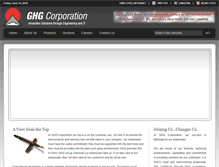 Tablet Screenshot of ghgcorp.com